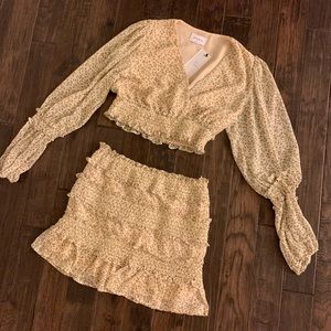 Two piece floral set